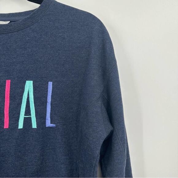 Wildfox | Social Statement Crewneck Sweater Size Extra Small - Picture 4 of 6